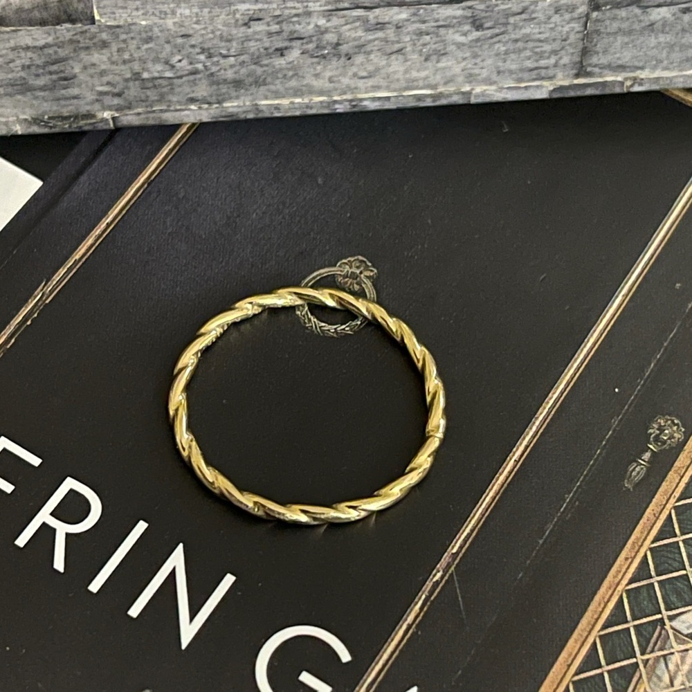 Gold Rope Ring